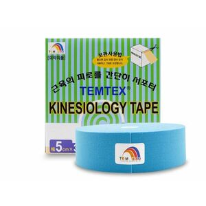 Temtex kinesio tape Classic XL, modrá tejpovacia páska 5cm x 32m - Ekonomické balenie vyobraziť