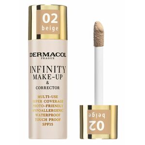 Dermacol Infinity make-up a korektor beige vyobraziť