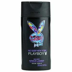 Playboy No Sleep New York sprchový gél a šampón 2 v 1 pre mužov 250 ml vyobraziť