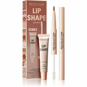 Makeup Revolution Lip Shape Kit sada na pery odtieň Chauffeur Nude 1 ks vyobraziť