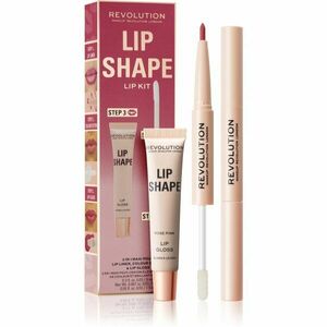 Makeup Revolution Lip Shape Kit sada na pery odtieň Rose Pink 1 ks vyobraziť