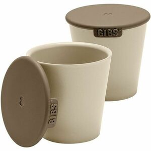 BIBS Cup Set hrnček s viečkom Vanilla 2 ks vyobraziť