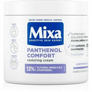 MIXA Panthenol Comfort regeneračný telový krém pre suchú až atopickú pokožku 400 ml vyobraziť