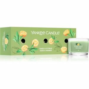 Yankee Candle Sage & Citrus darčeková sada 3x37 g vyobraziť