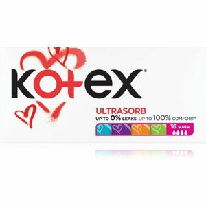 Kotex Ultra Sorb Super tampóny 16 ks vyobraziť