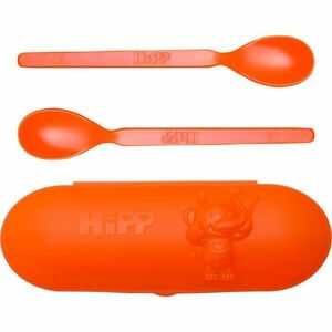 Hipp Spoons Set jedálenská súprava Orange(na cesty) vyobraziť