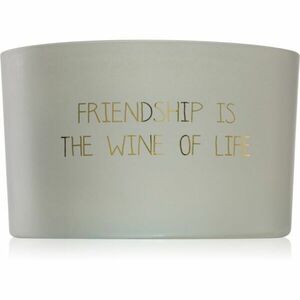 My Flame Fig's Delight Friendship Is The Wine Of Life vonná sviečka 13x9 cm vyobraziť