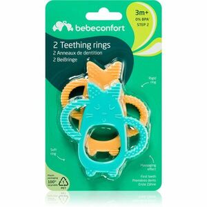 Bebeconfort 2 Teething Rings hryzadielko 3 m+ 2 ks vyobraziť