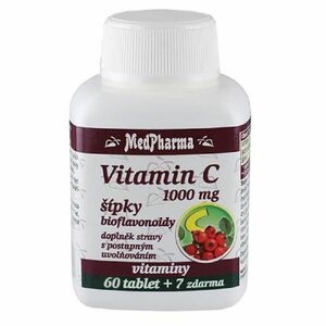 MEDPHARMA Vitamín C 1000 mg so šípkami 67 tabliet vyobraziť