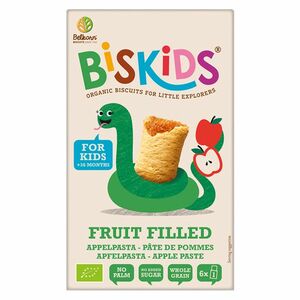 BELKORN BISkids BIO mäkké detské sušienky s jablčným pyré bez pridaného cukru 35 % ovocia 150 g vyobraziť