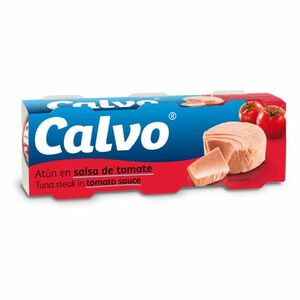 CALVO Tuniak v paradajkovej omáčke 3 x 80 g vyobraziť