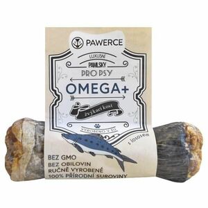 PAWERCE Omega+ žuvacia kosť pre psov plnená 1 ks, Veľkosť: S vyobraziť