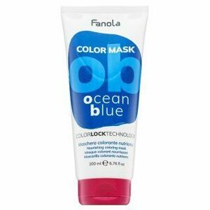 Fanola Color Mask vyživujúca maska ​​s farebnými pigmentmi pre oživenie farby Ocean Blue 200 ml vyobraziť
