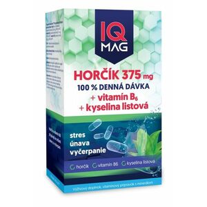 IQ MAG horčík 375 mg + B6 + kyselina listová vyobraziť