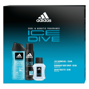 Adidas Ice Dive T.Voda 50ml+Shg 250ml+Deo 150ml vyobraziť