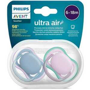 Philips AVENT Cumlík Ultra air neutral 6-18m dievča modrá 2ks vyobraziť