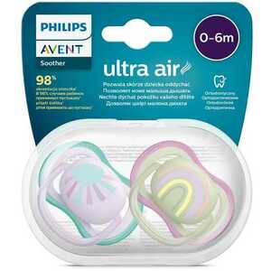 Philips AVENT Cumlík Ultra air obrázok 0-6m dievča (dúha) 2ks vyobraziť