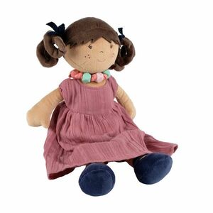 Bonikka látková bábika s náramkom - Mandy v mušelínových šatách vyobraziť