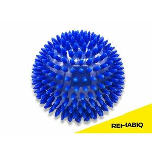 Rehabiq Masážna loptička ježko, 10 cm, modrá vyobraziť