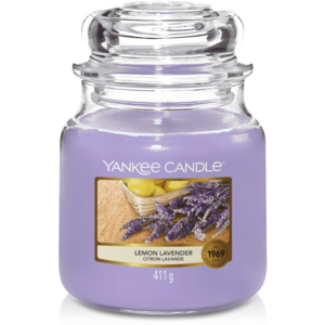 Yankee Candle Stredná sviečka Lemon Lavender vyobraziť