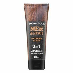 Dermacol Men Agent Extreme Clean 3in1 Shower Gel sprchový gél pre mužov 250 ml vyobraziť
