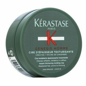 Kérastase Genesis Homme Cire D'Épaisseur Texturisante vosk na vlasy pre strednú fixáciu 75 ml vyobraziť