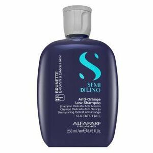 Alfaparf Milano Semi Di Lino Brunette Anti-Orange Low Shampoo neutralizujúci šampón pre hnedé odtiene 250 ml vyobraziť