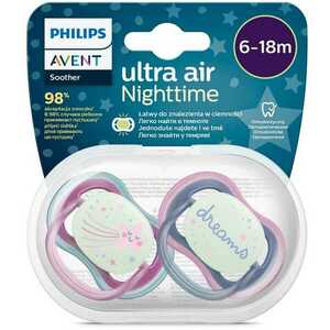 Philips AVENT Cumlík Ultra air nočný 6-18m dievča 2ks vyobraziť