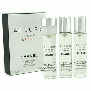 Chanel Allure Homme Sport Edt Napln 3x20ml 60ml vyobraziť