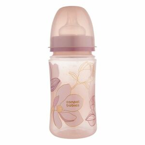 Canpol babies Antikoliková fľaša EasyStart GOLD 240ml ružová vyobraziť