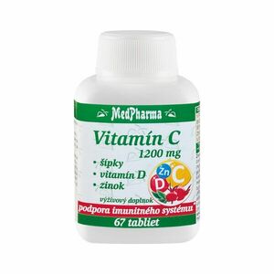 MedPharma Vitamín C 1200 mg – šípky, vitamín D, zinok vyobraziť
