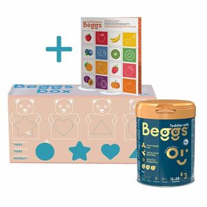 Beggs 3 batoľacie mlieko, Beggs box+ pexeso vyobraziť