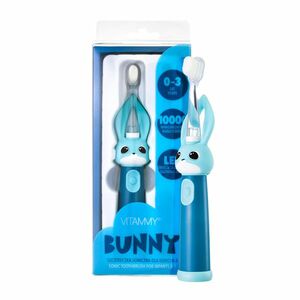 VITAMMY Bunny Sonická zubná kefka pre deti s LED svetlom a nanovláknami, 0-3 roky vyobraziť