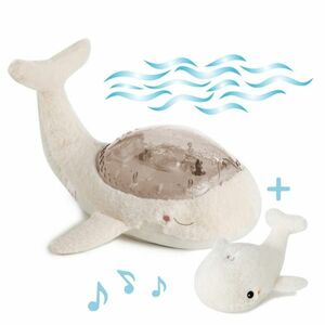 Cloud b®Tranquil Whale™- Nočné svetielko - Veľryba, biela vyobraziť