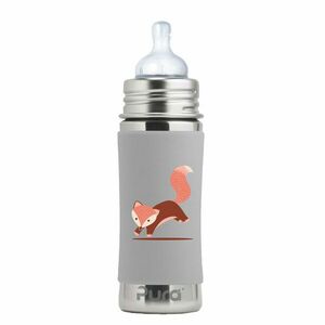 Pura nerezová dojčenská fľaša fox 325ml vyobraziť