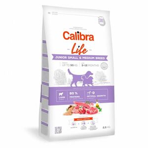 CALIBRA Life Junior Small&Medium Breed Lamb pre mladých psov malých a stredných plemien 1 ks, Hmotnosť balenia (g): 12 kg vyobraziť