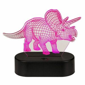 OOTB Lampička 3D dinosaurus Triceratops vyobraziť