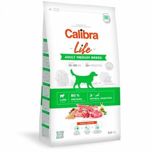 CALIBRA Life Adult Medium Breed Lamb pre psy stredných plemien 1 ks, Hmotnosť balenia (g): 12 kg vyobraziť