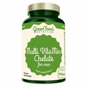 GREENFOOD NUTRITION Multivitamín chelát pre mužov 90 kapsúl vyobraziť