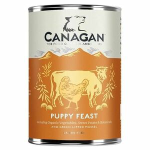 CANAGAN Puppy feast konzerva pre psov 400 g vyobraziť