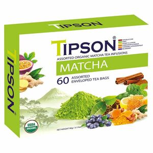 TIPSON Matcha Assorted zelené čaje 60 vrecúšok BIO vyobraziť