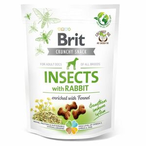 BRIT Care Crunchy Snack Insects with Rabbit maškrty pre psov 200 g vyobraziť