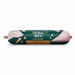 TRIBAL 80% Fresh Turkey saláma pre psov 1 ks, Hmotnosť balenia (g): 750 g vyobraziť