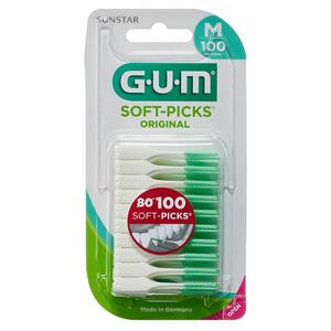 G.U.M Soft-Picks mezizubná kefka gumová M 100 kusov vyobraziť