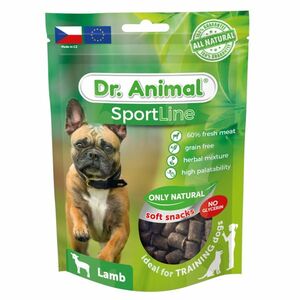 DR. ANIMAL Sportline pochúťka jahňacia pre psov 100 g vyobraziť