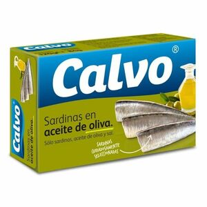 CALVO Sardinky v olivovom oleji 120 g vyobraziť