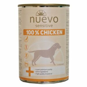 NUEVO Sensitive Kuracie Monoproteín konzerva pre psov 400 g vyobraziť