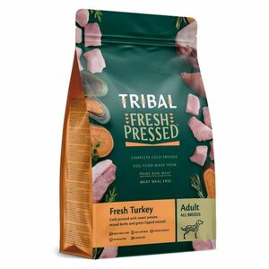 TRIBAL Fresh Pressed Turkey Adult granule pre psov 1 ks, Hmotnosť balenia (g): 2, 5 kg vyobraziť