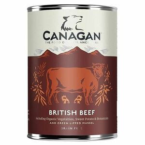 CANAGAN British beef konzerva pre psov 400 g vyobraziť