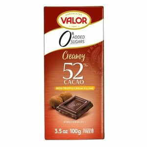 VALOR Čokoláda 52% kakaa s truffle náplňou bez prídavku cukru 100 g vyobraziť